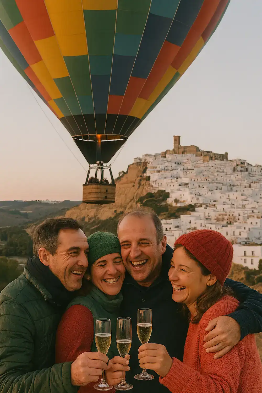 Paseo en globo en Arcos de la Frontera